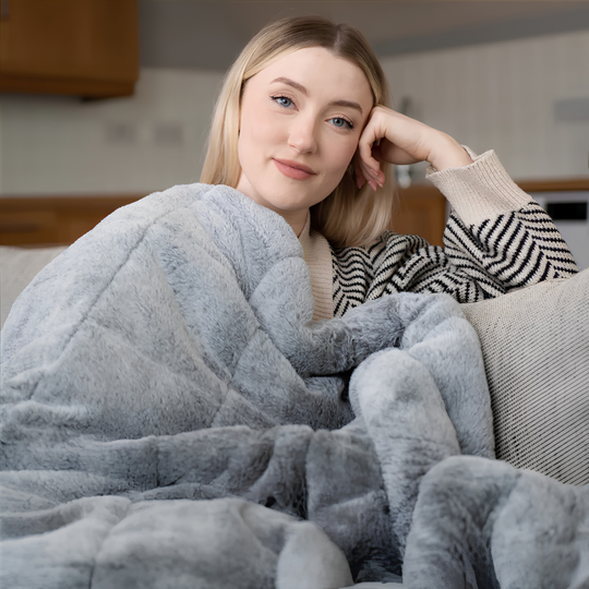 Nordic Sense Fur Weighted Blanket